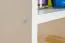 Étagère à suspendre / étagère murale en bois de pin massif blanc Junco 290 - Dimensions 60 x 64 x 20 c
