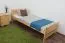 Lit enfant ou adolescent en pin massif naturel 84 | sommier inclus | 80 x 200 cm