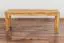 Banc en chêne massif Wooden Nature 134 | 120 x 33 cm | Design moderne | Finition naturelle