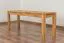Banc en chêne massif Wooden Nature 134 | 120 x 33 cm | Design moderne | Finition naturelle