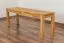 Banc en chêne massif Wooden Nature 134 | 120 x 33 cm | Design moderne | Finition naturelle