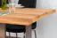 Table à manger Wooden Nature 414 | Bois de hêtre massif huilé | Plateau rustique | 160 x 90 cm | Style moderne