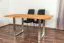 Table à manger Wooden Nature 414 | Bois de hêtre massif huilé | Plateau rustique | 160 x 90 cm | Style moderne