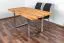 Table à manger Wooden Nature 414 | Bois de hêtre massif huilé | Plateau rustique | 160 x 90 cm | Style moderne