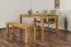 Table à manger Wooden Nature 114 | Chêne massif huilé | 140 x 90 cm | Design moderne et fabrication artisanale