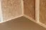 Abri de jardin Weitra Natur avec plancher, porte simple, bardeaux bitumés inclus, 236 x 250 cm, surface au sol : 5,9 m², panneaux muraux : 10 mm, grille d?aération