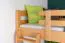 Lits superposés 90 x 200 cm pour adultes "Easy Premium Line" K17/n, Hauteur 174 cm, hêtre massif laqué naturel, séparable, grand espace entre les lits