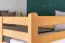Lits superposés 90 x 200 cm pour adultes "Easy Premium Line" K17/n, Hauteur 174 cm, hêtre massif laqué naturel, séparable, grand espace entre les lits