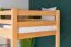 Lits superposés 90 x 200 cm pour adultes "Easy Premium Line" K17/n, Hauteur 174 cm, hêtre massif laqué naturel, séparable, grand espace entre les lits