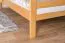 Lits superposés 90 x 200 cm pour adultes "Easy Premium Line" K17/n, Hauteur 174 cm, hêtre massif laqué naturel, séparable, grand espace entre les lits