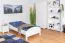 Chambre enfant et ado blanche | Ensemble complet G Junco 4 pièces | Pin massif | Style maison de campagne