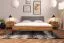 Lit double Kumeu 01 en hêtre cœur massif huilé | Surface de couchage 180 x 200 cm | Design exclusif et qualité supérieure