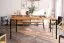 Table de salle à manger Kumeu 06 bois de hêtre massif huilé - Dimensions : 200 x 90 cm (l x p)