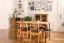 Table de salle à manger Kumeu 06 bois de hêtre massif huilé - Dimensions : 180 x 90 cm (l x p)