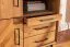 Commode Kumeu 43 en bois massif de cœur de hêtre huilé | 95 x 97 x 45 cm | Design haut de gamme