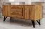 Commode Masterton 13 | Chêne sauvage massif huilé | 61 x 136 x 45 cm | Rangement élégant