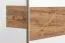 Commode Manase 07, couleur : brun chêne / blanc brillant - 97 x 180 x 41 cm (h x l x p)