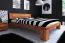 Lit double Tasman 01 | Hêtre cœur massif huilé | Couchage 200 x 200 cm | Design élégant