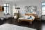 Lit double Tasman 01 | Chêne sauvage massif huilé | Couchage 200 x 200 cm | Design premium