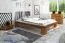 Lit double 160x200 cm | Chêne sauvage massif huilé | Wooden Nature Premium Tasman 03