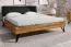 Lit double Masterton 01 | Chêne sauvage massif huilé | Surface de couchage 200 x 200 cm