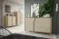 Commode / Couleur : Chêne Mavelie / Macadamia / 2 portes battantes / 8 compartiments / 103 x 42 x 160 cm / Fonction push-to-open / Commode / Pour le salon