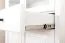 Vitrine en pin massif blanc Lagopus 111 | 200 x 80 x 42 cm | Design moderne, grande capacité