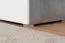 Meuble TV ado Lede 09 | Gris, chêne et blanc | 45 x 120 x 45 cm | 2 tiroirs fonctionnels