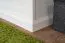 Vitrine Lotofaga 09 | Blanc & Noyer | 200 x 66 x 48 cm | Design contemporain, éclairage LED, finitions premium