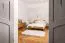 Lit double Masterton 02 en chêne sauvage massif huilé | 180 x 200 cm | Design haut de gamme