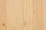 Armoire en bois de pin massif, naturel 001 - Dimensions 190 x 47 x 60 cm (H x L x P) 