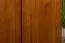 Armoire en bois de bois de pin massif, couleur chêne 007 - Dimensions 190 x 80 x 60 cm (H x L x P)