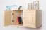 Armoire murale en pin massif naturel 022 | 50 x 80 x 60 cm | Design moderne | Artisanat de qualité