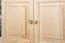 Armoire murale en pin massif naturel 022 | 50 x 80 x 60 cm | Design moderne | Artisanat de qualité