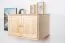 Armoire murale en pin massif naturel 022 | 50 x 80 x 60 cm | Design moderne | Artisanat de qualité