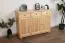 Buffet, Pin massif, Largeur: 118 cm, Couleur: Naturel