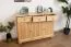 Buffet, Pin massif, Largeur: 118 cm, Couleur: Naturel