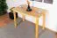 Table à manger 110x60 cm Pin massif, Couleur: Naturel
