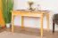 Table extensible en bois de pin massif naturel 008 | Rectangulaire | 120/170 x 80 cm