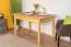 Table extensible en bois de pin massif naturel 008 | Rectangulaire | 120/170 x 80 cm