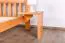 Table de chevet en pin massif finition aulne Junco 129 | Design moderne | 47 x 40 x 35 cm