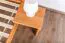 Table de chevet en pin massif finition aulne Junco 129 | Design moderne | 47 x 40 x 35 cm