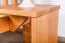 Table de chevet en pin massif finition aulne Junco 129 | Design moderne | 47 x 40 x 35 cm