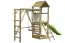Tour de jeux S29C, incl. toboggan ondulé, annexe balançoire double, bac à sable, mur d'escalade, annexe escalade et corde à grimper, 359 x 422 cm, tour de jeux pour enfants, tour d'escalade
