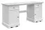 Ensemble bureau 3 pièces Gyronde | Pin massif blanc | Style campagne élégante