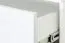 Armoire à chaussures Sabadell 08, couleur : blanc / blanc brillant - 108 x 60 x 38 cm (h x l x p)