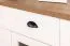 Commode Segnas 02 | Pin blanc & Chêne brun | 88 x 130 x 43 cm | 3 portes, 3 tiroirs