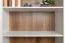 Armoire penderie Segnas 16 | Style campagne chic | Pin blanc & chêne brun | 198 x 171 x 53 cm