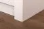 Armoire penderie Segnas 16 | Style campagne chic | Pin blanc & chêne brun | 198 x 171 x 53 cm