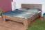 Lit double Selun 19 | Chêne brun foncé | 160 x 200 cm | Style moderne et raffiné